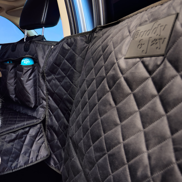 Buddy & Joy door cover and seat overhang detail