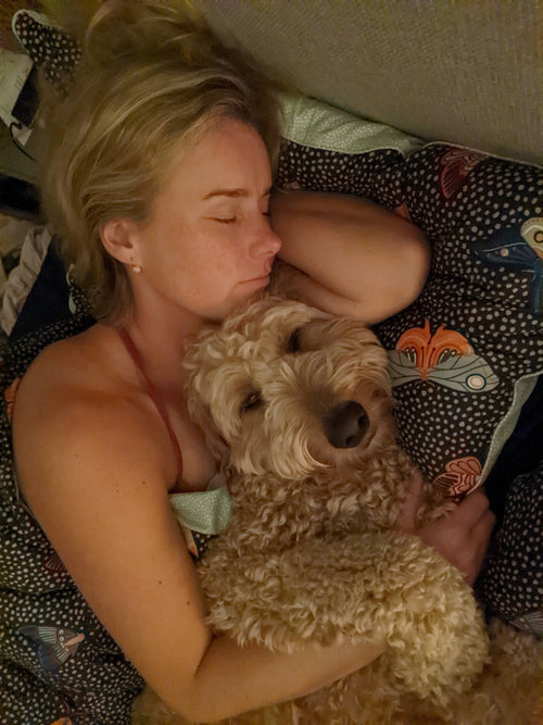 I could never give up spooning with my big teddy bear.